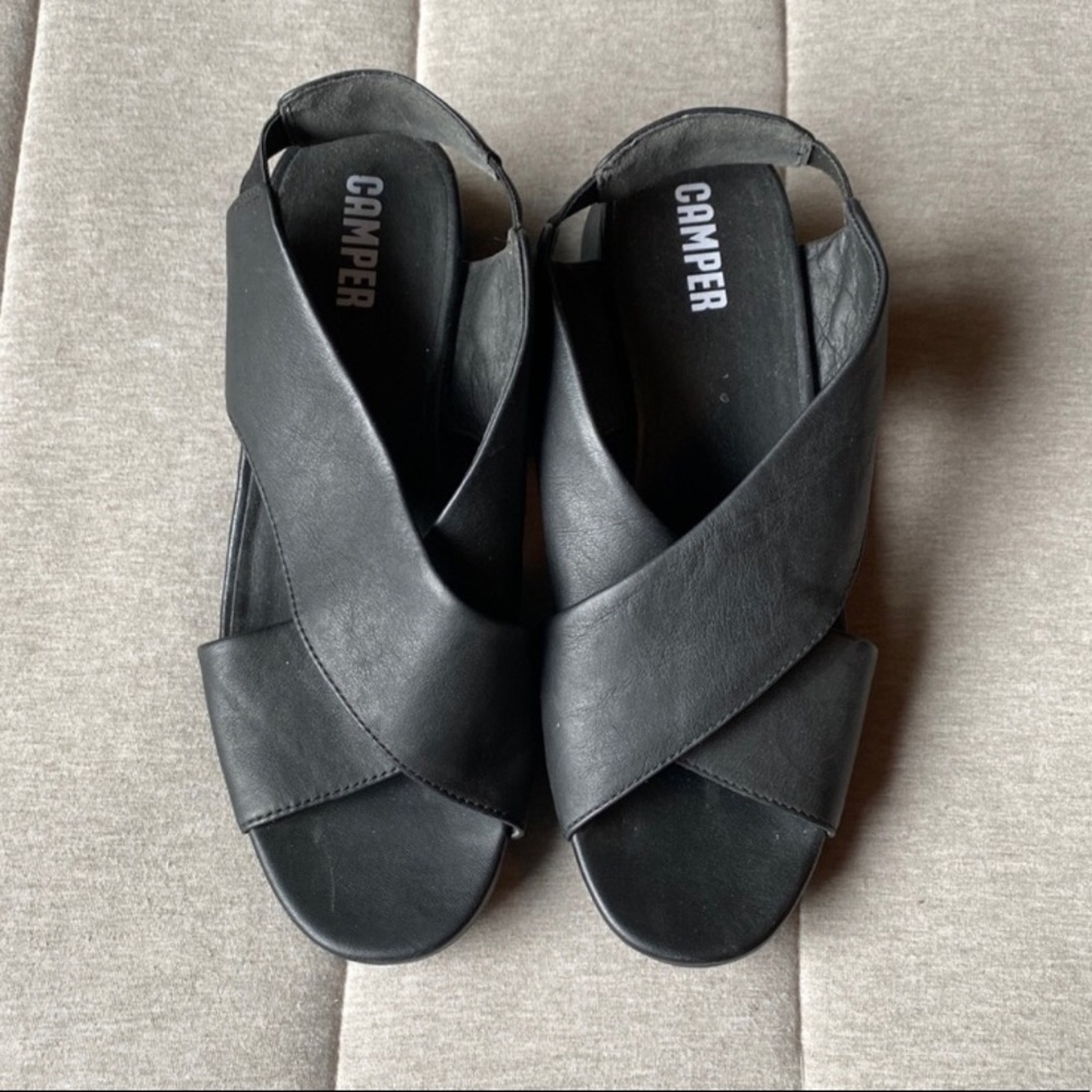 Camper Balloon leather sling back sandal